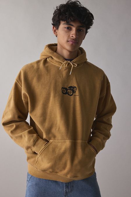 Vintage Y2K Distressed Nike Swoosh Logo Black Hoodie Vintage Y2K Distressed Nike Swoosh Logo Black Hoodie