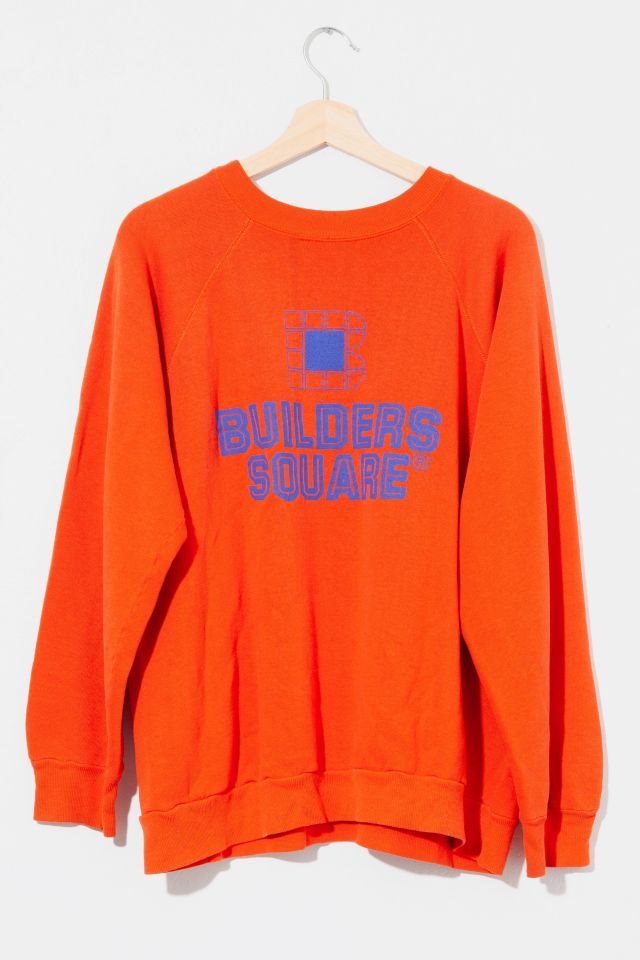 Vintage 1980s Distressed Orange Graphic Raglan Crewneck #2