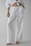 Kimchi Blue Millie Semi-Sheer Eyelet Lace Wide Leg Pull-On Pant