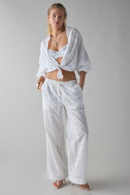 UO Luce Del Sol Semi-Sheer Crochet Pant | Urban Outfitters UO Luce Del Sol Semi-Sheer Crochet Pant | Urban Outfitters