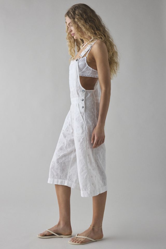 BDG Billy Semi-Sheer Eyelet Lace Shortall #3