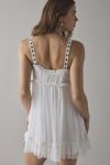 Kimchi Blue Adelaide Lace + Ribbon Trim Babydoll Mini Dress