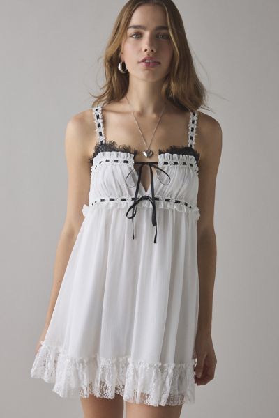 Kimchi Blue Zosia Tiered Babydoll Mini Dress