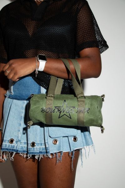 【BAON】24FW★ [BAONHAUS] Corduroy Quilted Duffel Half JK Quilted Vegan Leather Duffle Bag – HOUSE of GRAN
