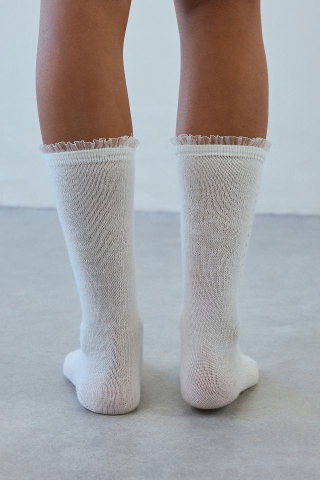 Layla Pointelle Crew Sock #2
