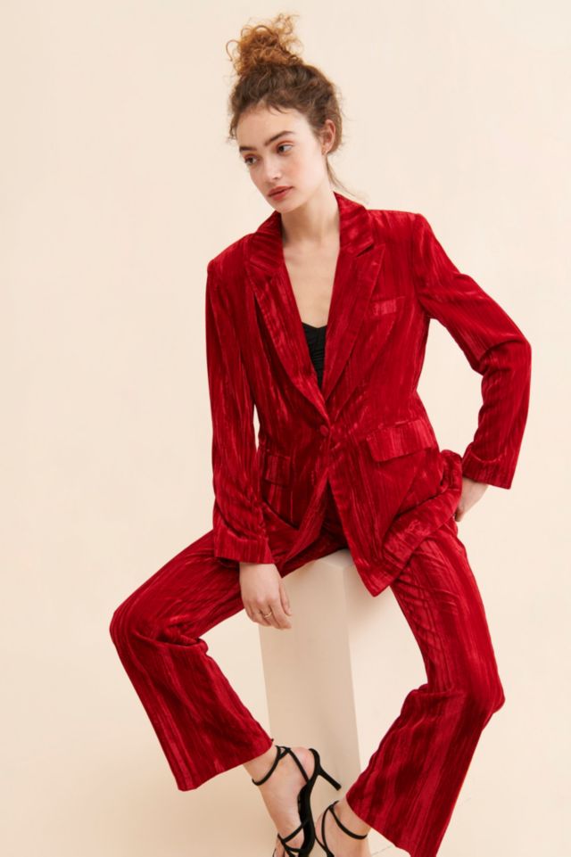 Steve Madden Imann Crushed Velvet Pants #5