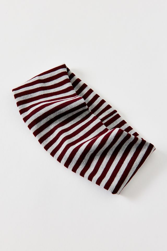 Evie Striped Headwrap Wide Headband #1