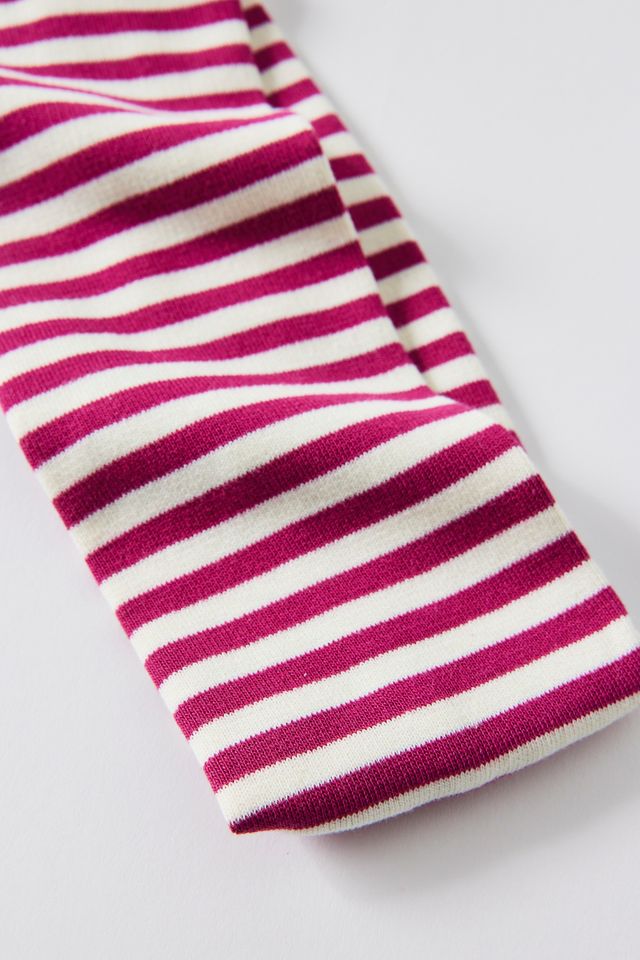 Evie Striped Headwrap Wide Headband #1