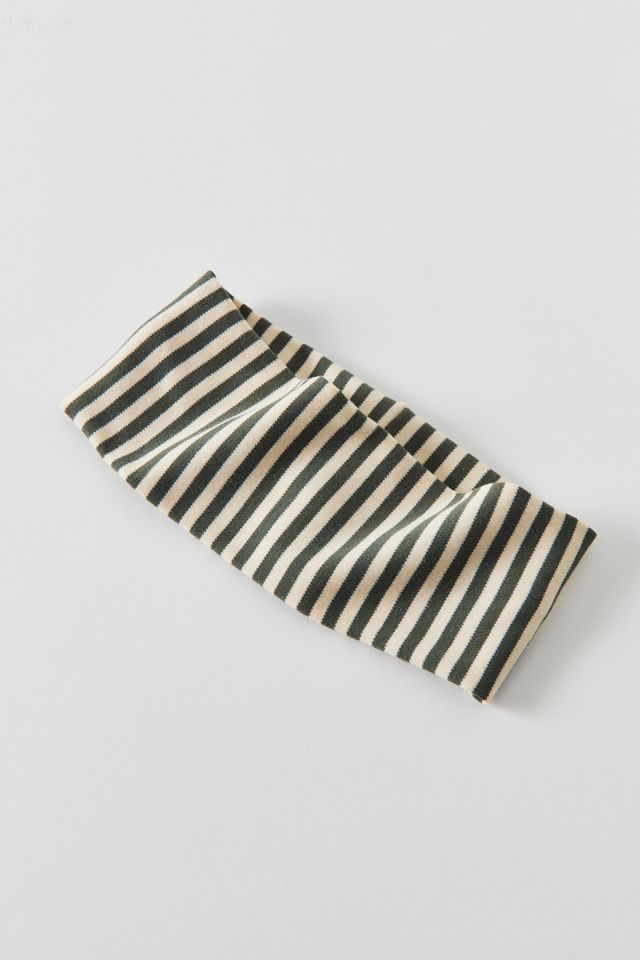 Evie Striped Headwrap Wide Headband #1