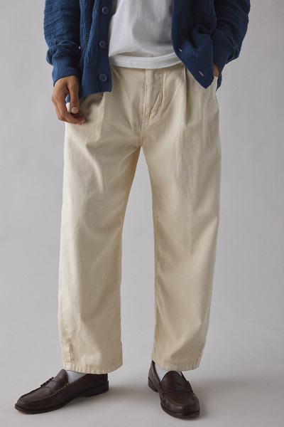 BDG Twill 5-Pocket Pleated Dad Chino | Urban Outfitters