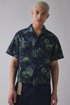 BDG Floral Washed Cotton Short Sleeve Shirt