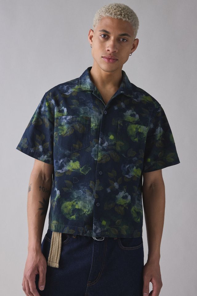 BDG Floral Washed Cotton Short Sleeve Shirt #3