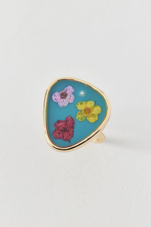Pressed Flower Ring #1