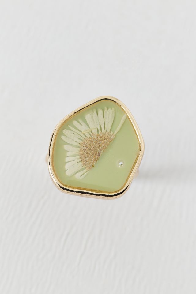 Pressed Flower Ring #2