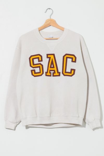 Vintage 1980s Distressed SAC Graphic Sweatshirt