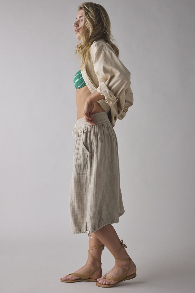 Out From Under Cabot Cotton Gauze Side-Tie Jort #3