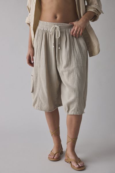 Out From Under Cabot Cotton Gauze Side-Tie Jort