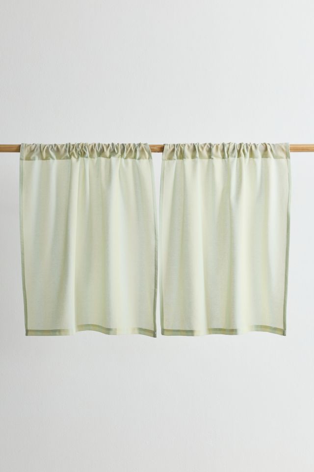 Striped Patterned Café Curtain Set #1