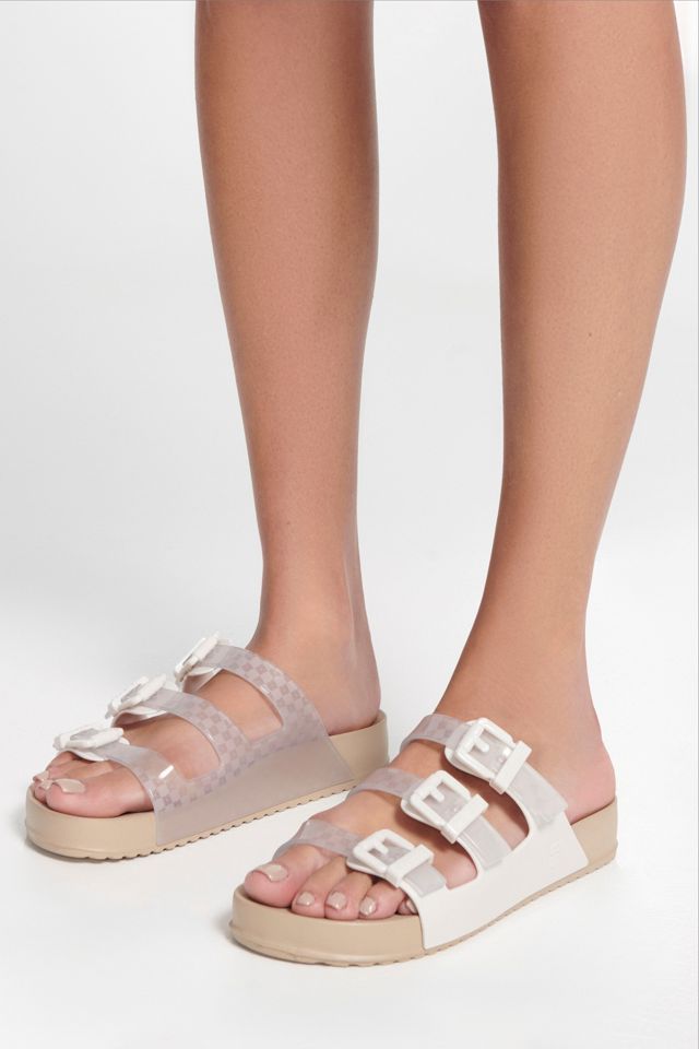 Melissa Cozy Stripes Jelly Slide Sandals #1
