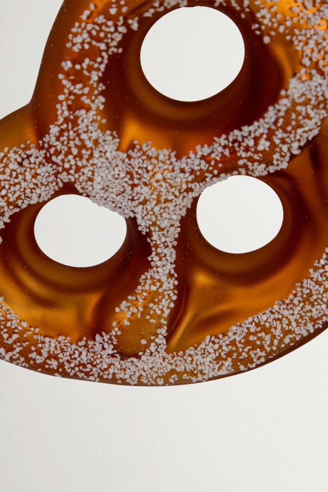 Salted Soft Pretzel Glass Ornament #4