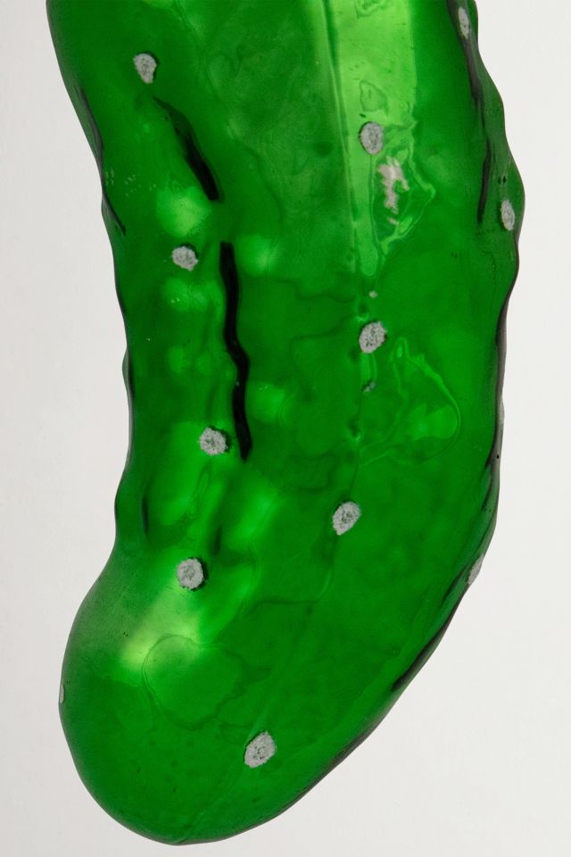 Green Pickle Glass Ornament #4
