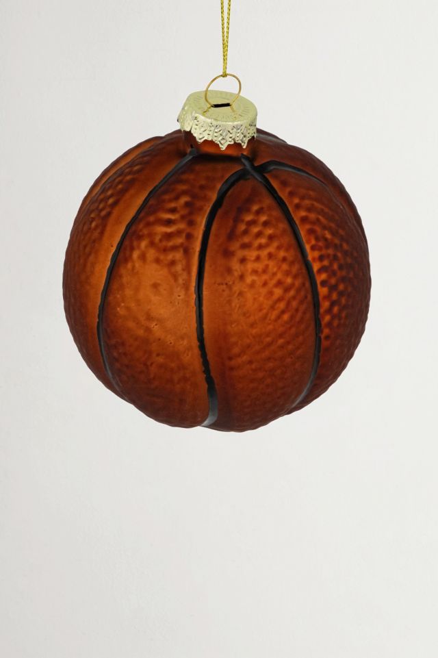 Basketball Glass Ornament #2