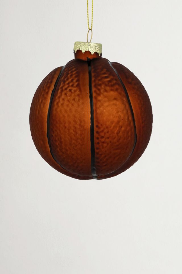 Basketball Glass Ornament #3