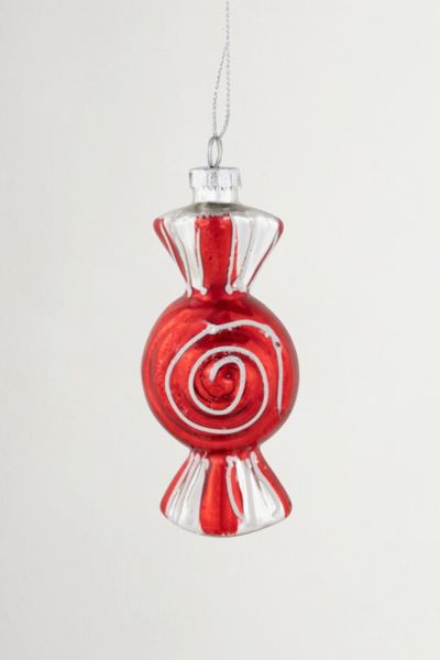 Peppermint Candy Glass Ornament
