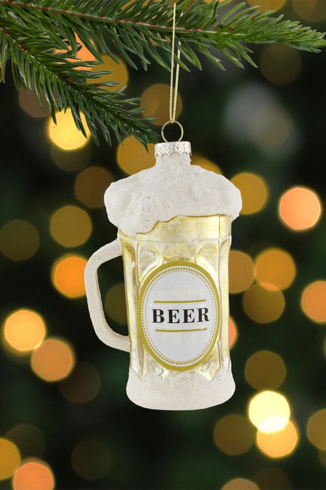 Frosty Beer Mug Glass Ornament #1