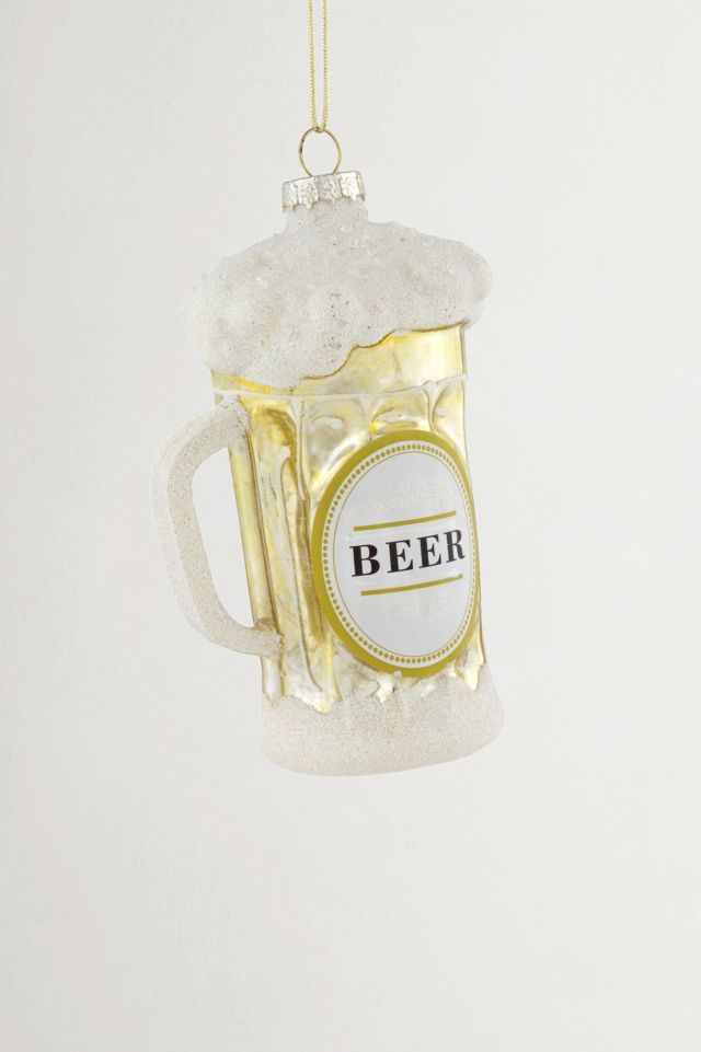 Frosty Beer Mug Glass Ornament #2