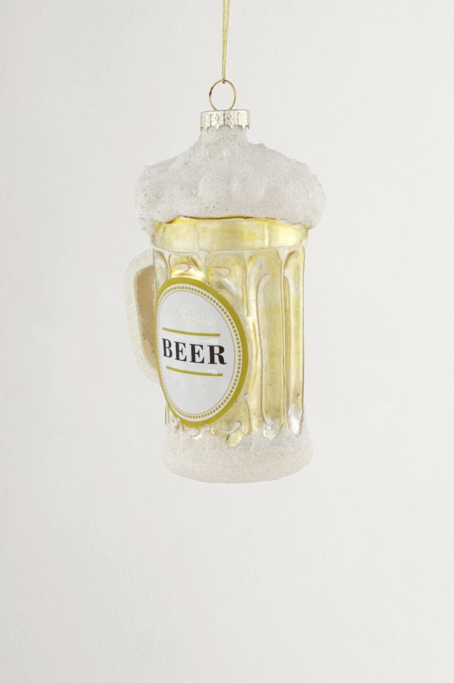 Frosty Beer Mug Glass Ornament #3