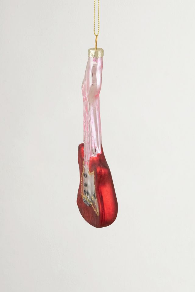 Bass Guitar Glass Ornament #3