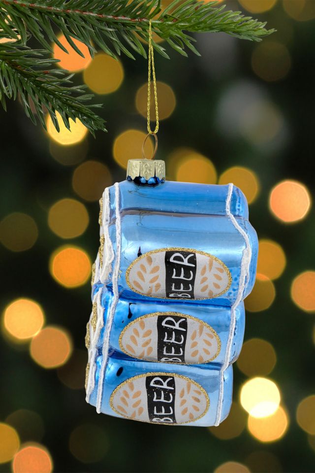 Six Pack Beer Glass Ornament #1