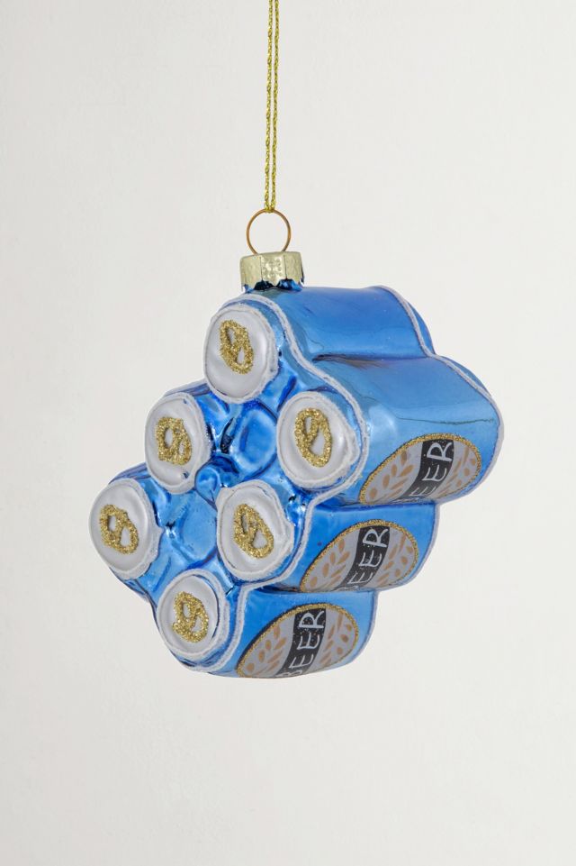 Six Pack Beer Glass Ornament #2