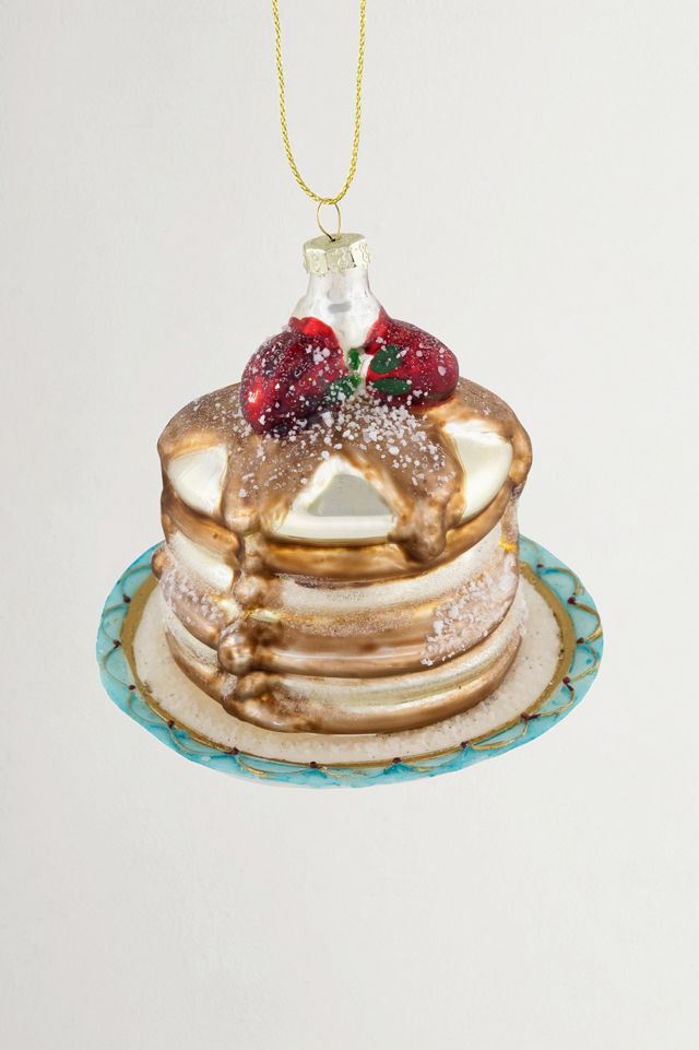 Pancakes and Syrup Glass Ornament #3