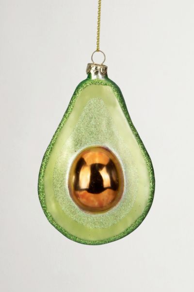 Urban Outfitters Avocado Glass Ornament In Green At  In Green