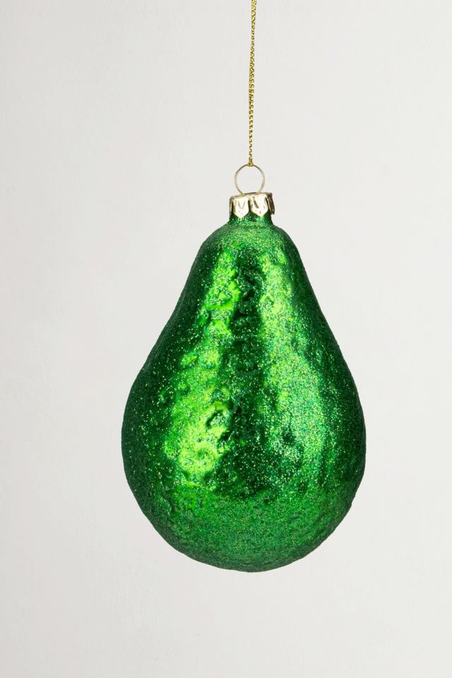 Avocado Glass Ornament #4