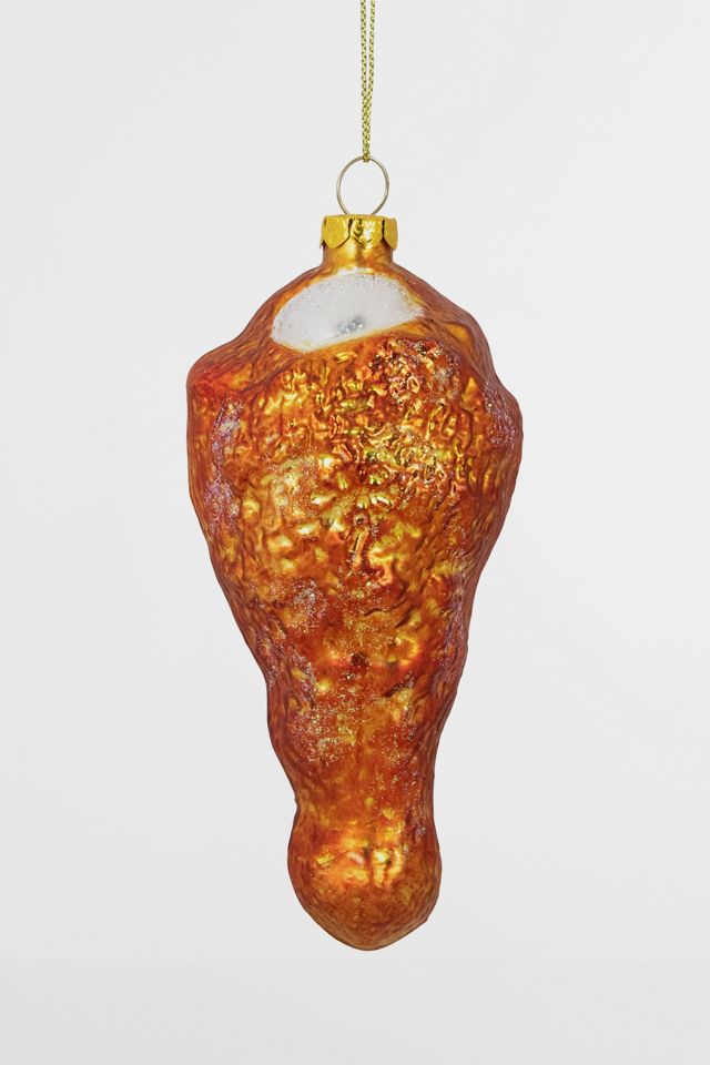 Buffalo Chicken Wing Glass Ornament #2