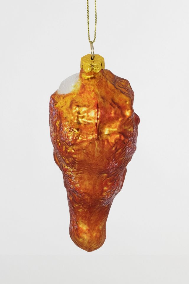 Buffalo Chicken Wing Glass Ornament #4