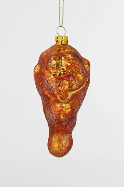 Buffalo Chicken Wing Glass Ornament