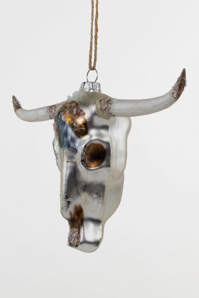 Longhorn Western Glass Ornament #2