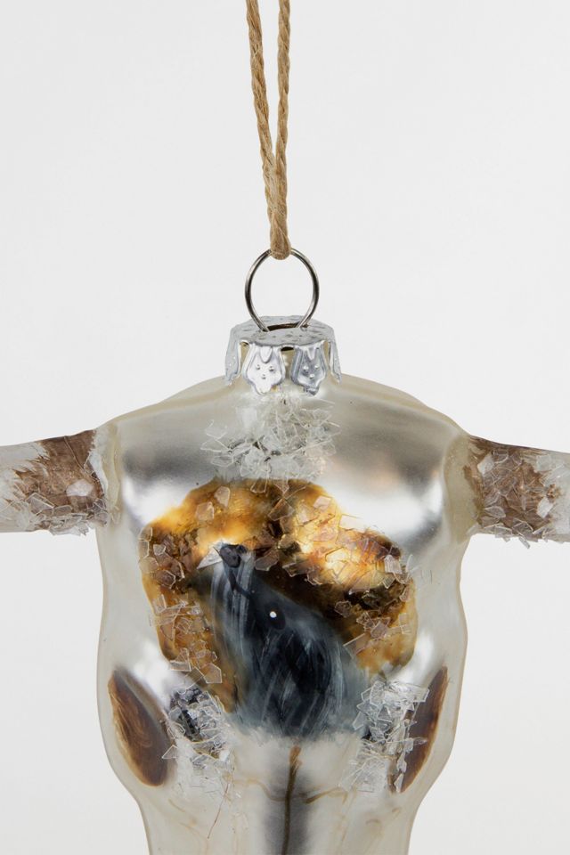 Longhorn Western Glass Ornament #3