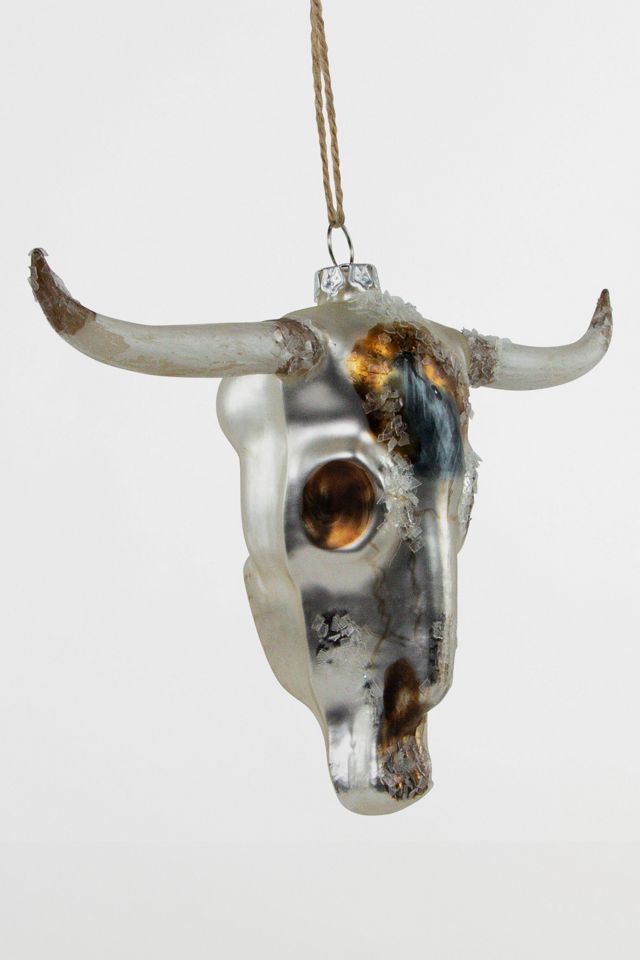 Longhorn Western Glass Ornament #4