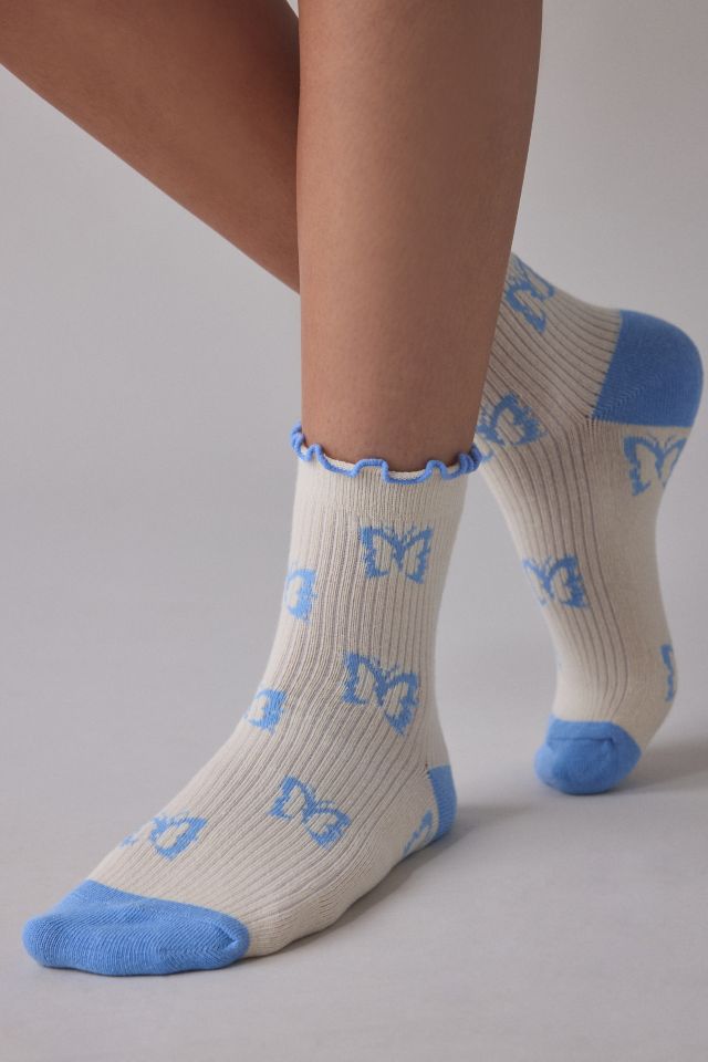UO Lightweight Ribbed Crew Sock 3-Pack #1