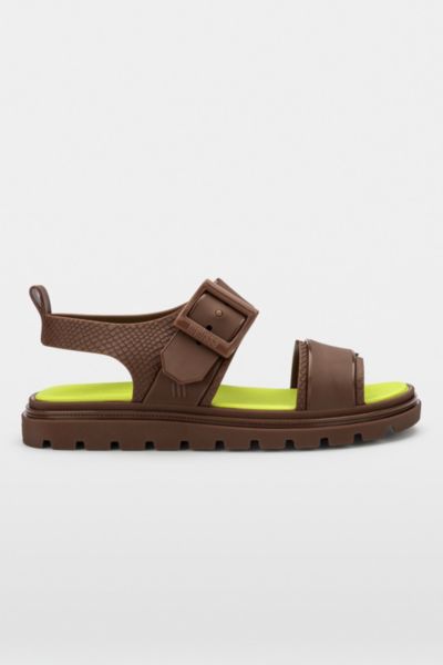 MELISSA CONNECTION PAPETE SANDAL IN BROWN/GREEN, WOMEN'S AT URBAN OUTFITTERS 