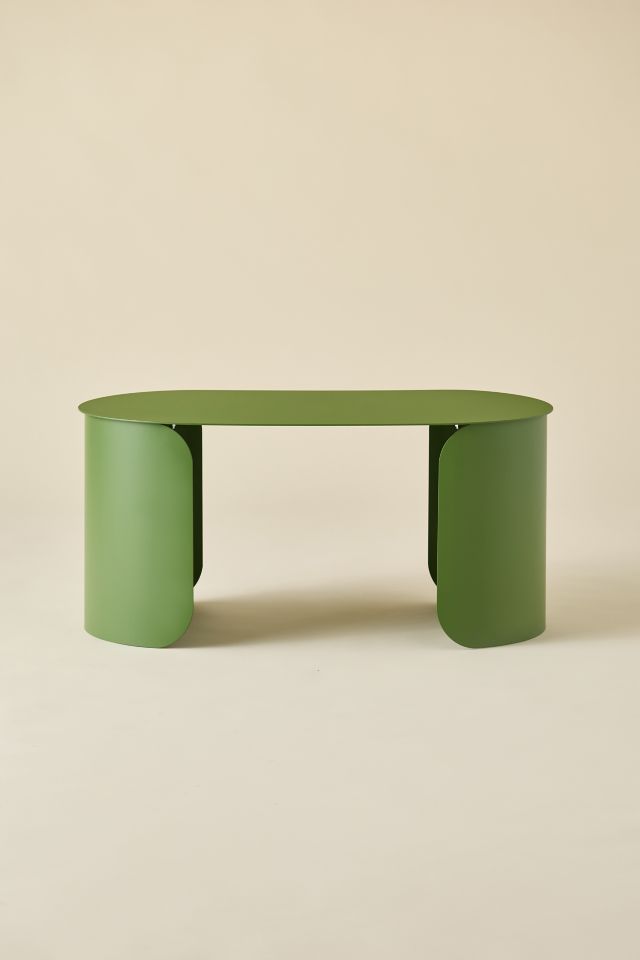 Ollie Iron Oval Coffee Table #1
