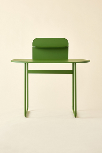 Ollie Iron Oval Hutch Desk