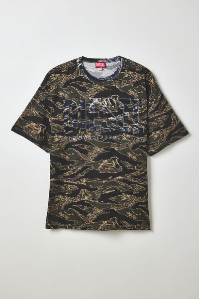 Diesel Camo Logo Tee