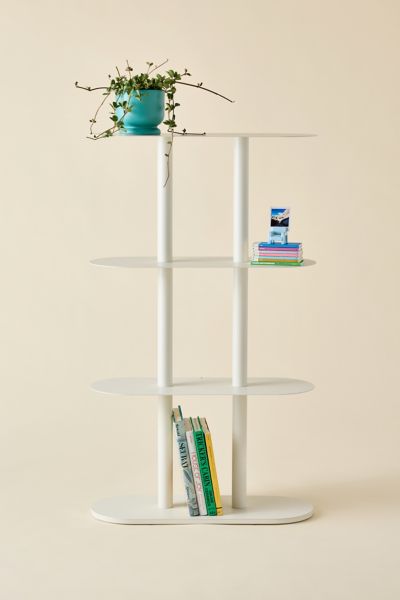 Ollie 4-Tier Iron Oval Storage Shelf