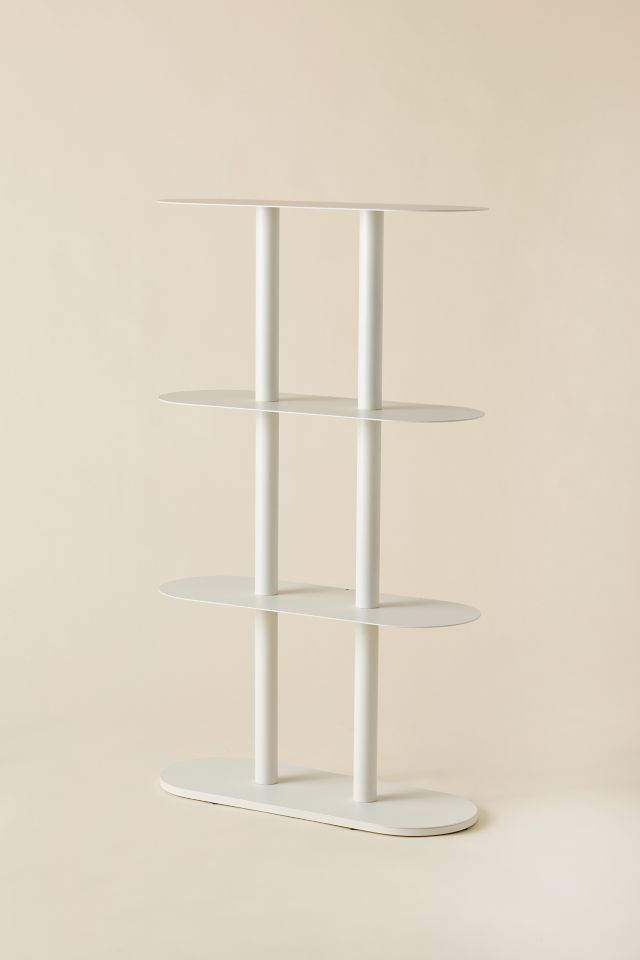 Ollie 4-Tier Iron Oval Storage Shelf #1